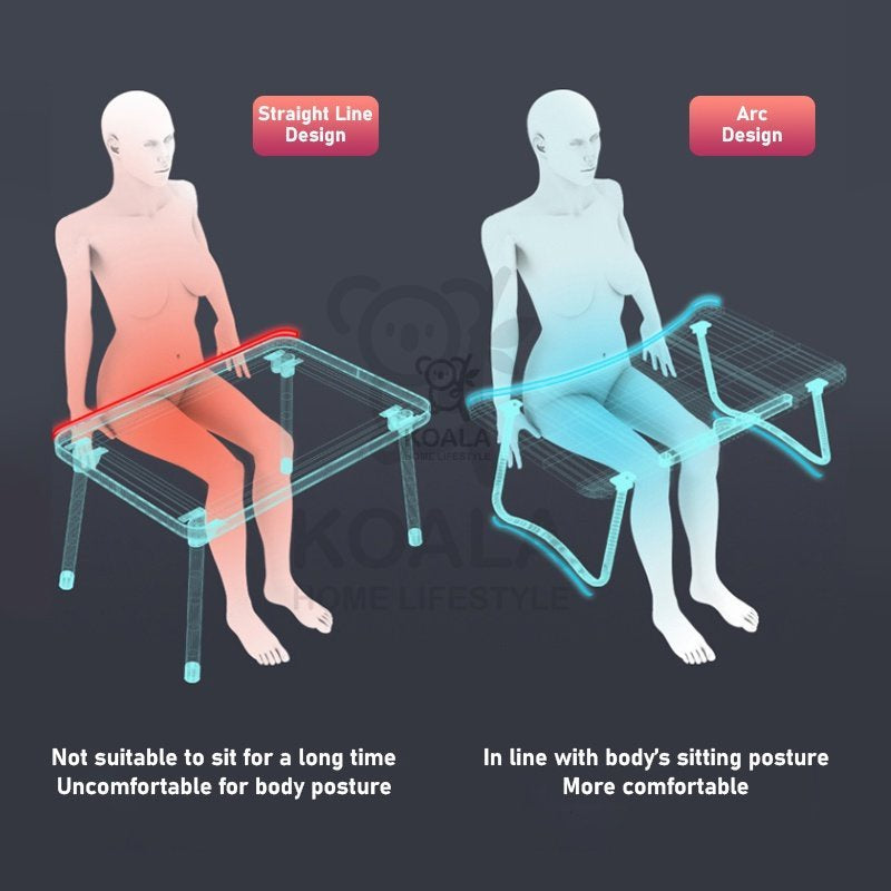 Koala Home Multi-purpose Foldable Laptop Table Lazy Table Bed Table with Tablet Holder for Work Study