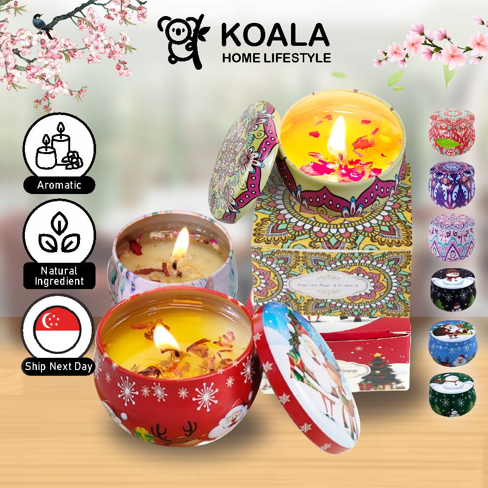 Koala Home Scented Candle Handmade Fragrance Birthday/New Year/Teacher Day/Christmas/Party Mother's Day Gift