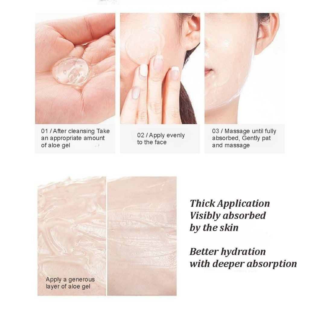 Koala Home 97 %Aloe Vera Gel / Soothing & Moisture Gel 300g / Acne & Blackhead Removal, Restores Delicate Skin