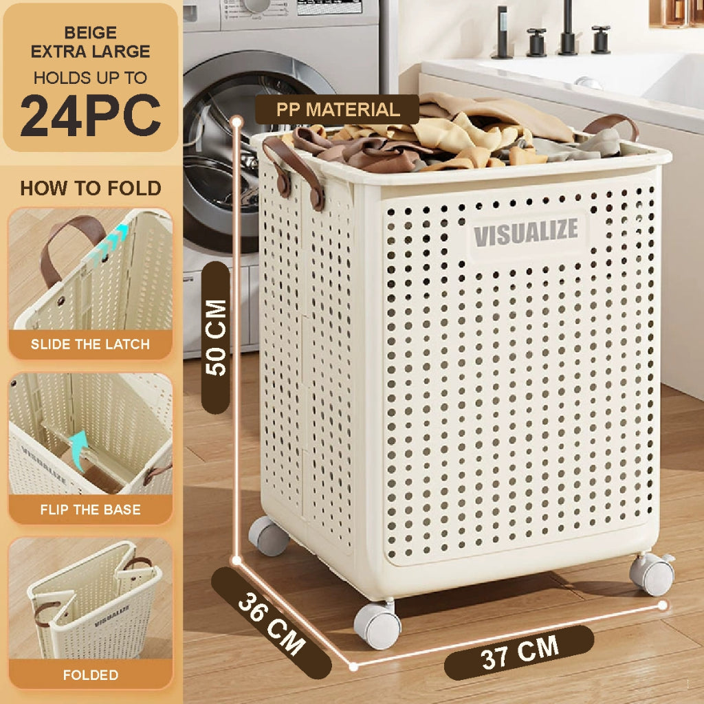 Koala Home Foldable Laundry Basket /Dirty Clothes Basket/Laundry hamper/Storage Bag Shelves / Toys Organizer Storage