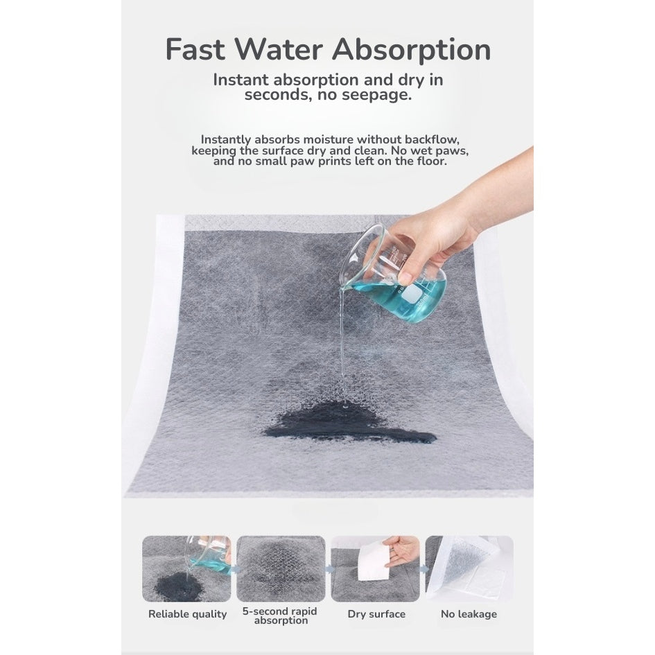 Koala Home Dono Charcoal Pet Pee Pad/ Pee Pad for dog cat Diaper/ Training pee pads High-Absorbent / Deodorizing Pee Pad