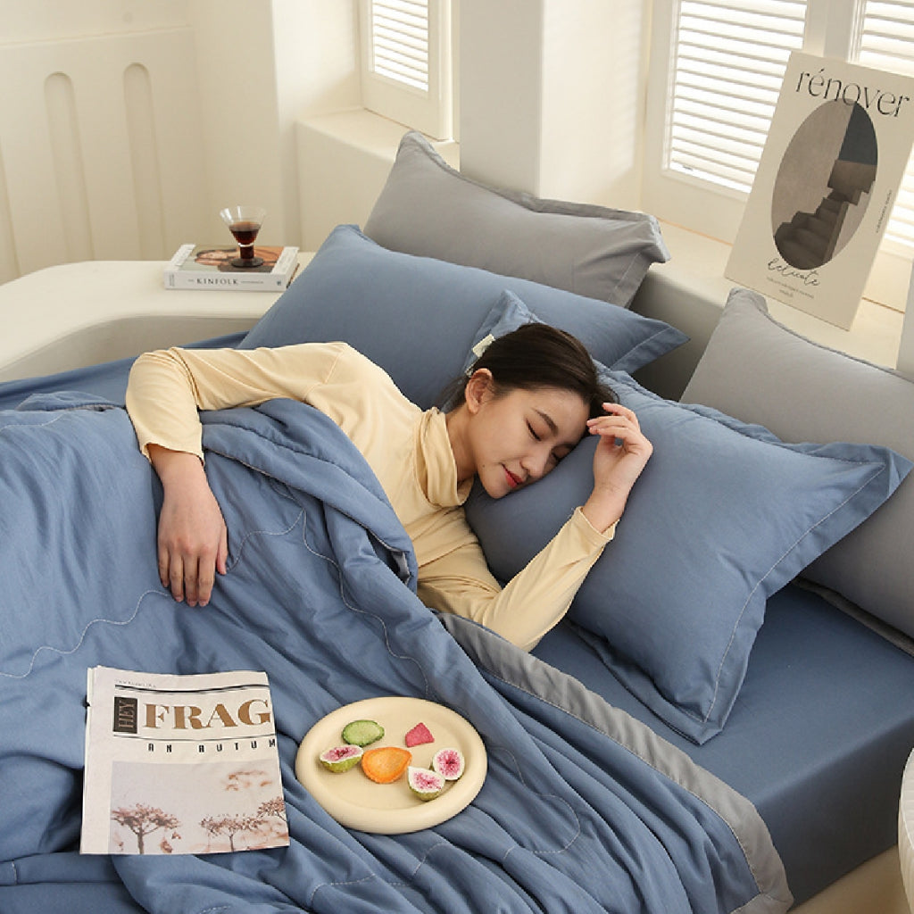 Koala Home Japanese Style Summer Blanket/ Soft Comforter Premium Cotton Blanket