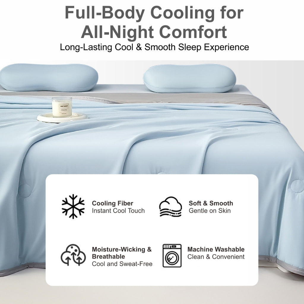 Koala Home Summer Quilt / Summer Blanket With Double Side / Cold Premium Soft Blanket