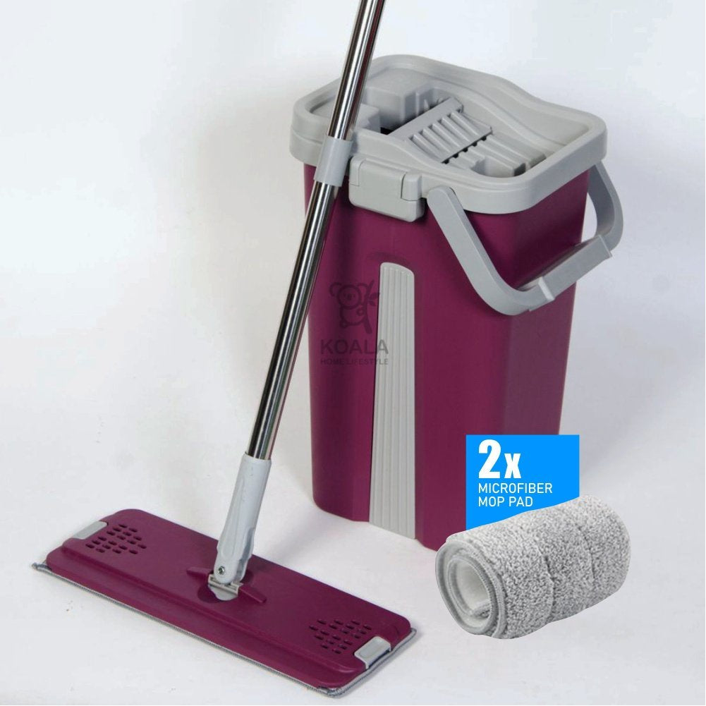 Koala Home Hands-free Self Cleaning Magic Flat Mop with bucket Floor Mop 拖把