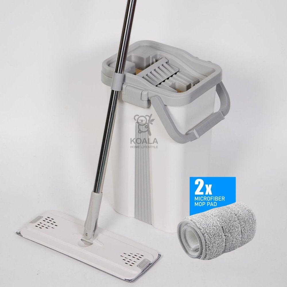 Koala Home Hands-free Self Cleaning Magic Flat Mop with bucket Floor Mop 拖把