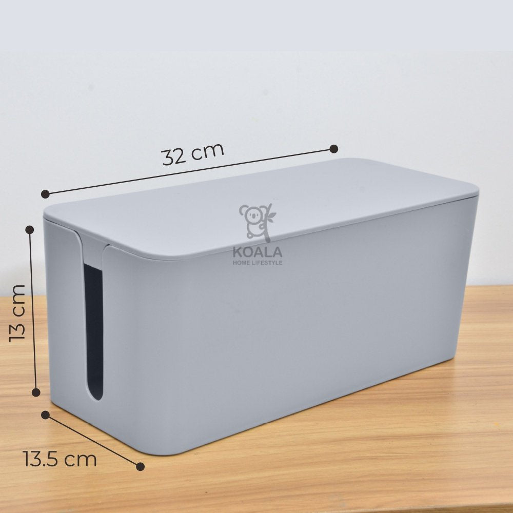 Koala Home Cable Management Box/Cable Organizer Box/Cable Storage Box/Wire Box Extension/Wire Organizer Box