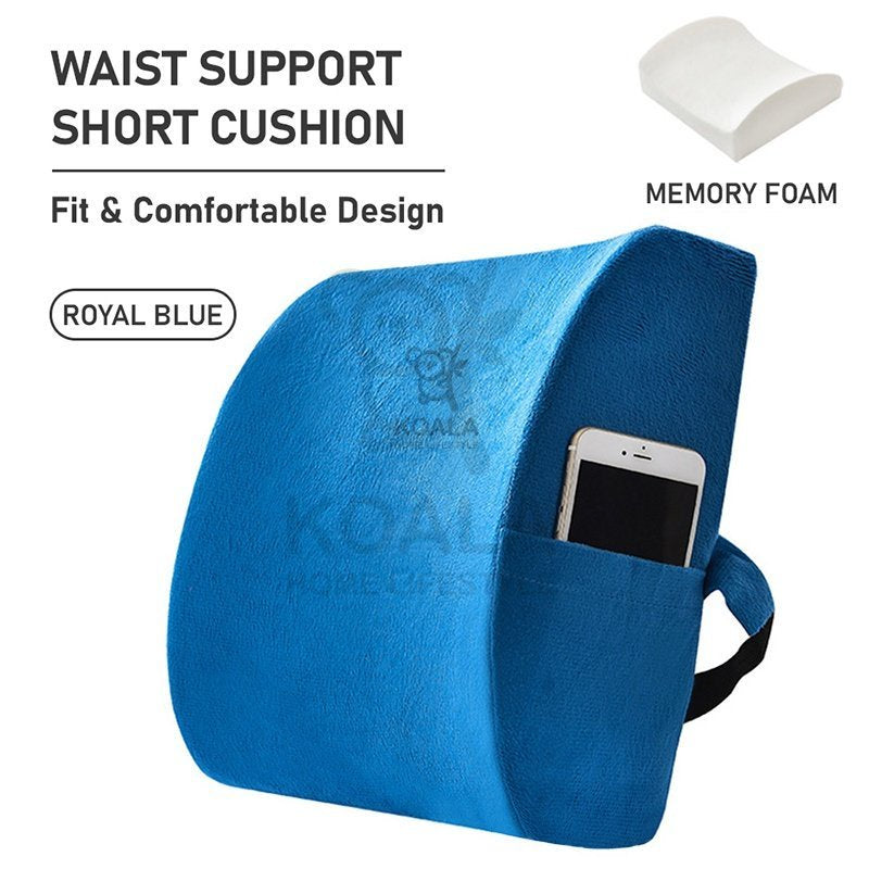 Koala Home Lumbar pillow/Seat Cushion / Lumbar Back Support/Memory Seat Cushion Gifts