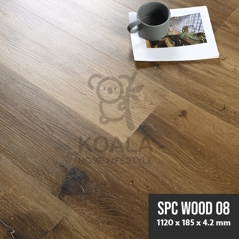 Koala Home SPC Flooring Wood Stone Floor Premium Strong Easy Click Lock Water Anti slip Resistant