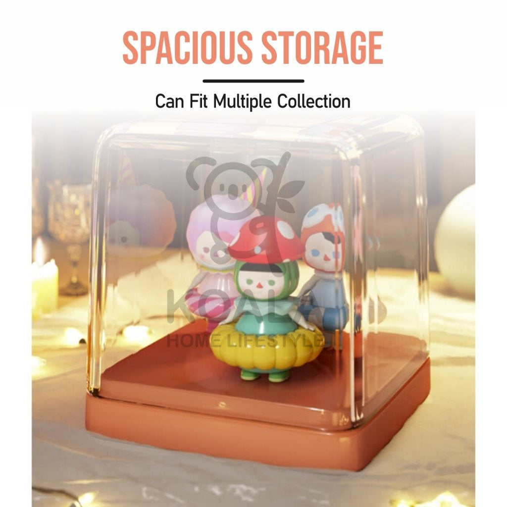 Koala Home Popmart Display Box Blind Box Figurine Acrylic Display Cabinet Storage box Transparent