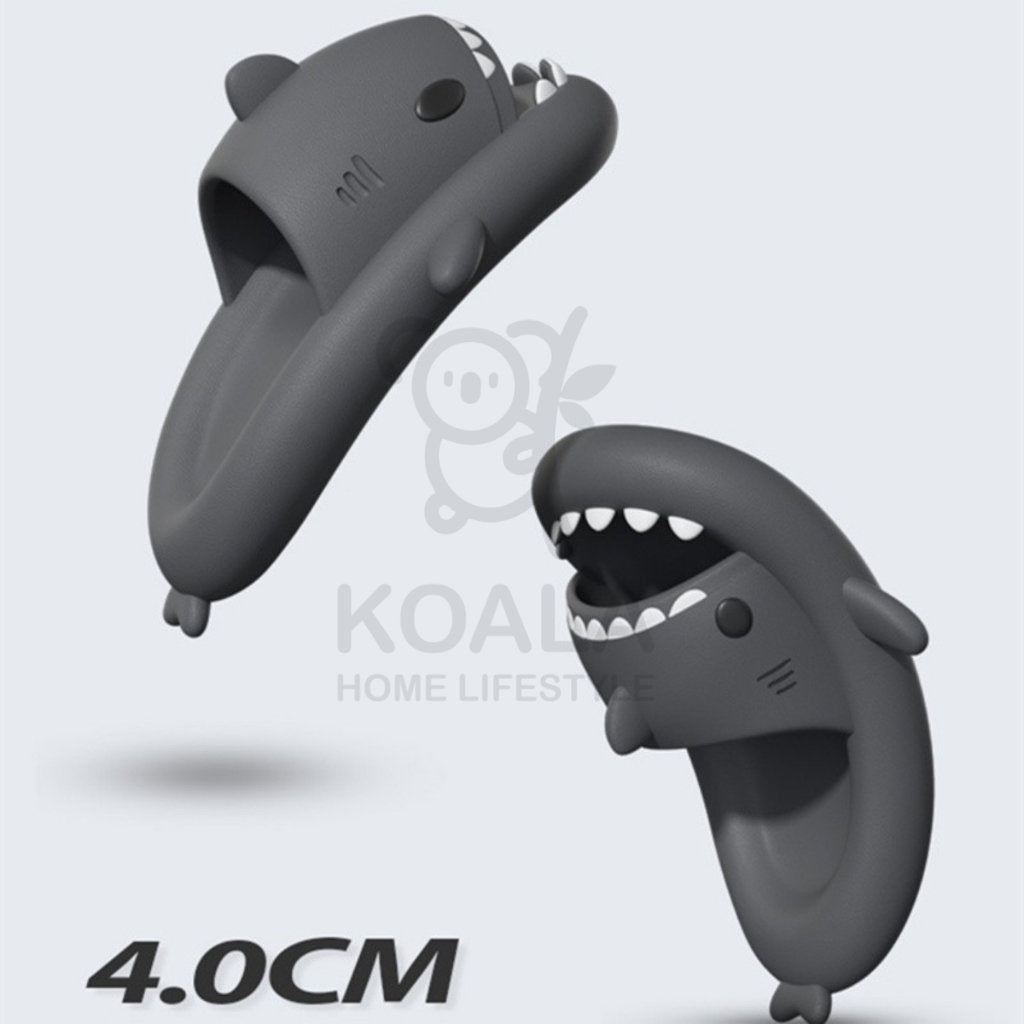 Koala Home Shark Slipper Woman Anti-slip Soft Slippers men Cartoon Indoor and Outdoor Couple Thick-Soled