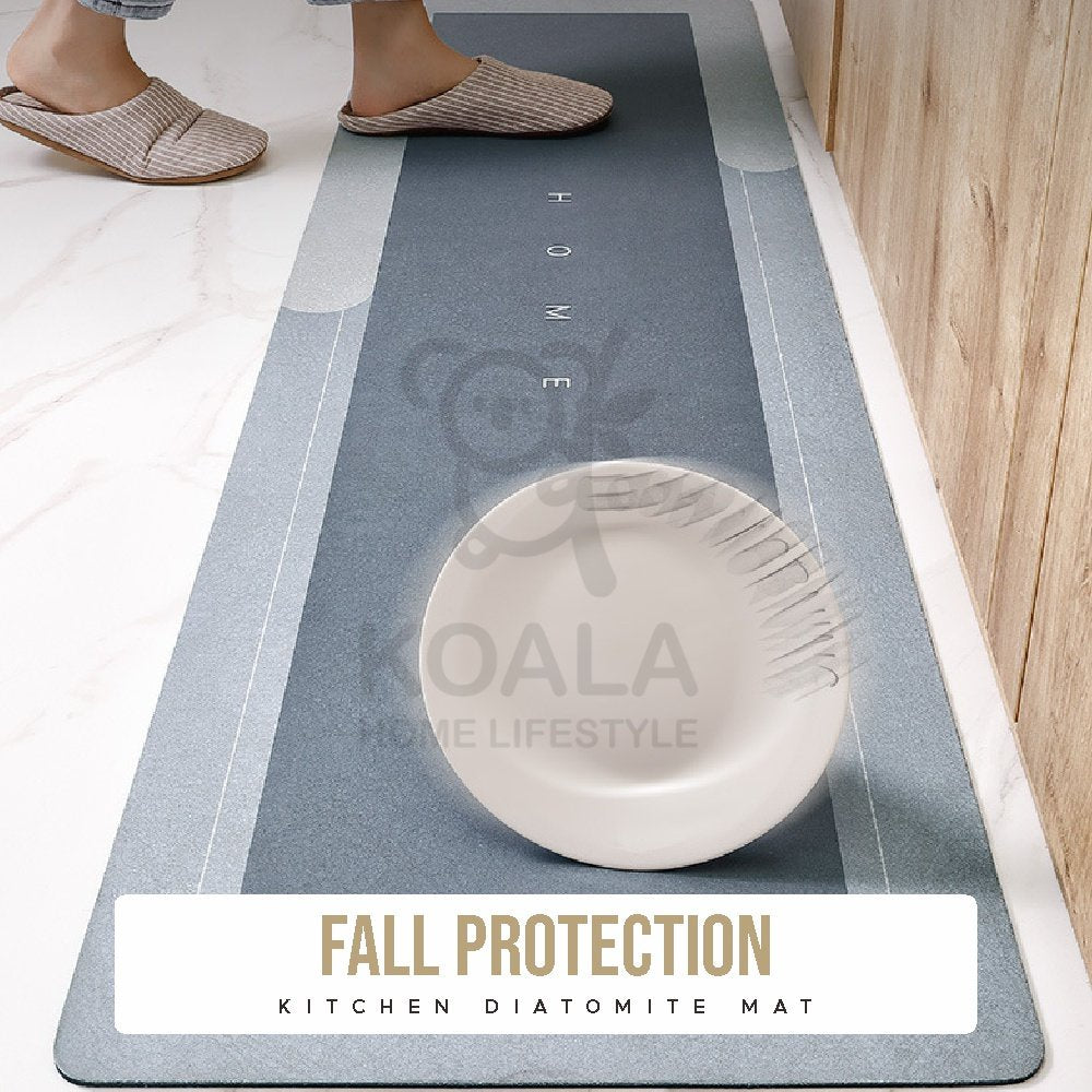 Koala Home Diatomite Mat Anti-Slip Absorbent Kitchen Soft Mat Floor Mat Oil Water Scratch Proof Quick Dry