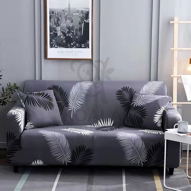 Koala Home Sofa Covers 1/2/3/4 Seater Patterned Protector Sofa Cover L Shape Cover