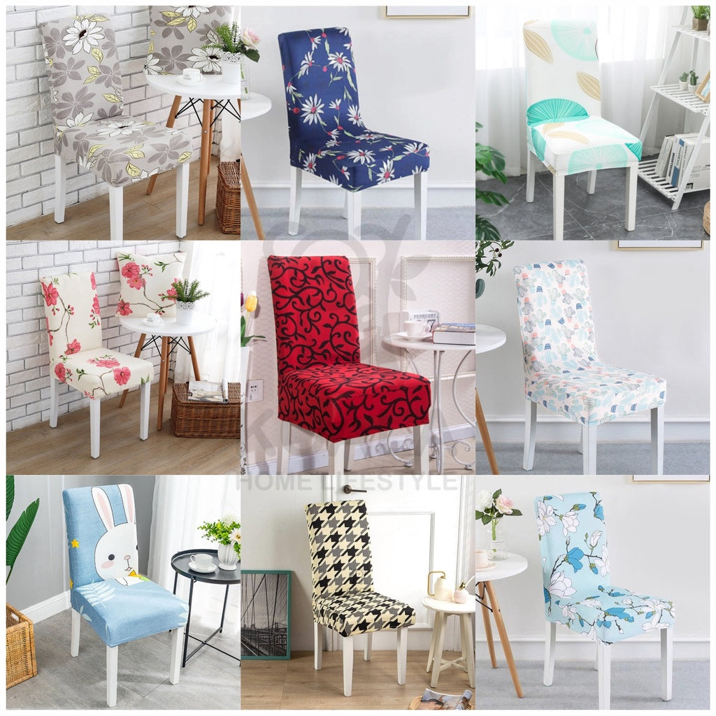 Koala Home Chair Cover/Dining Chair Cover Elastic/Chair Cover seat Cover/Chair Cover Elastic Patterned/Seat Cus