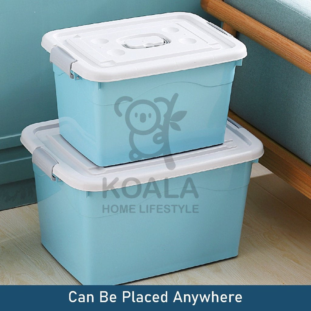 Koala Home Storage Box / Plastic Stackable Container Large Capacity with Wheels for Clothes Toys (8L - 107L)