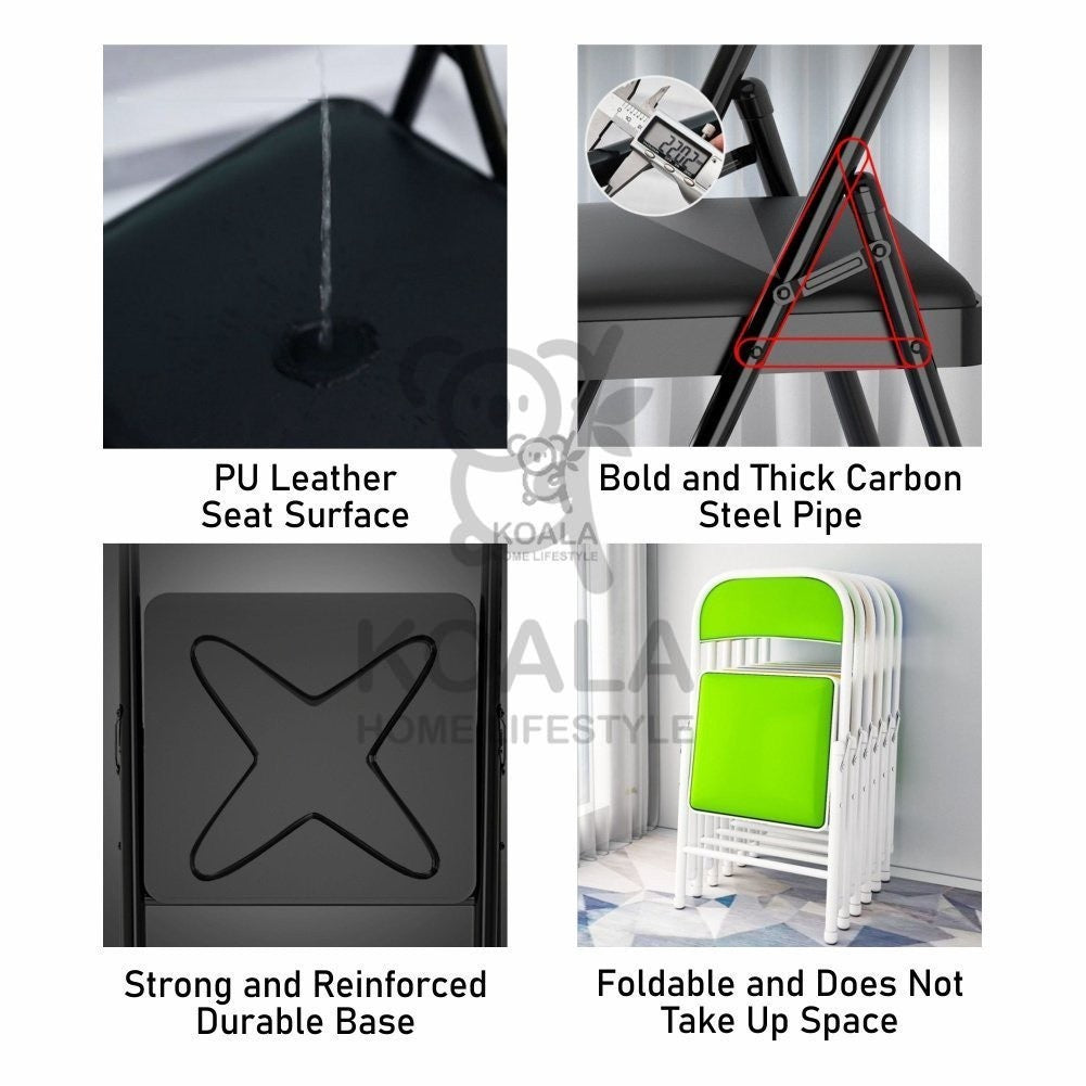 Koala Home Foldable Chair Waterproof Seat Portable Folding Chair