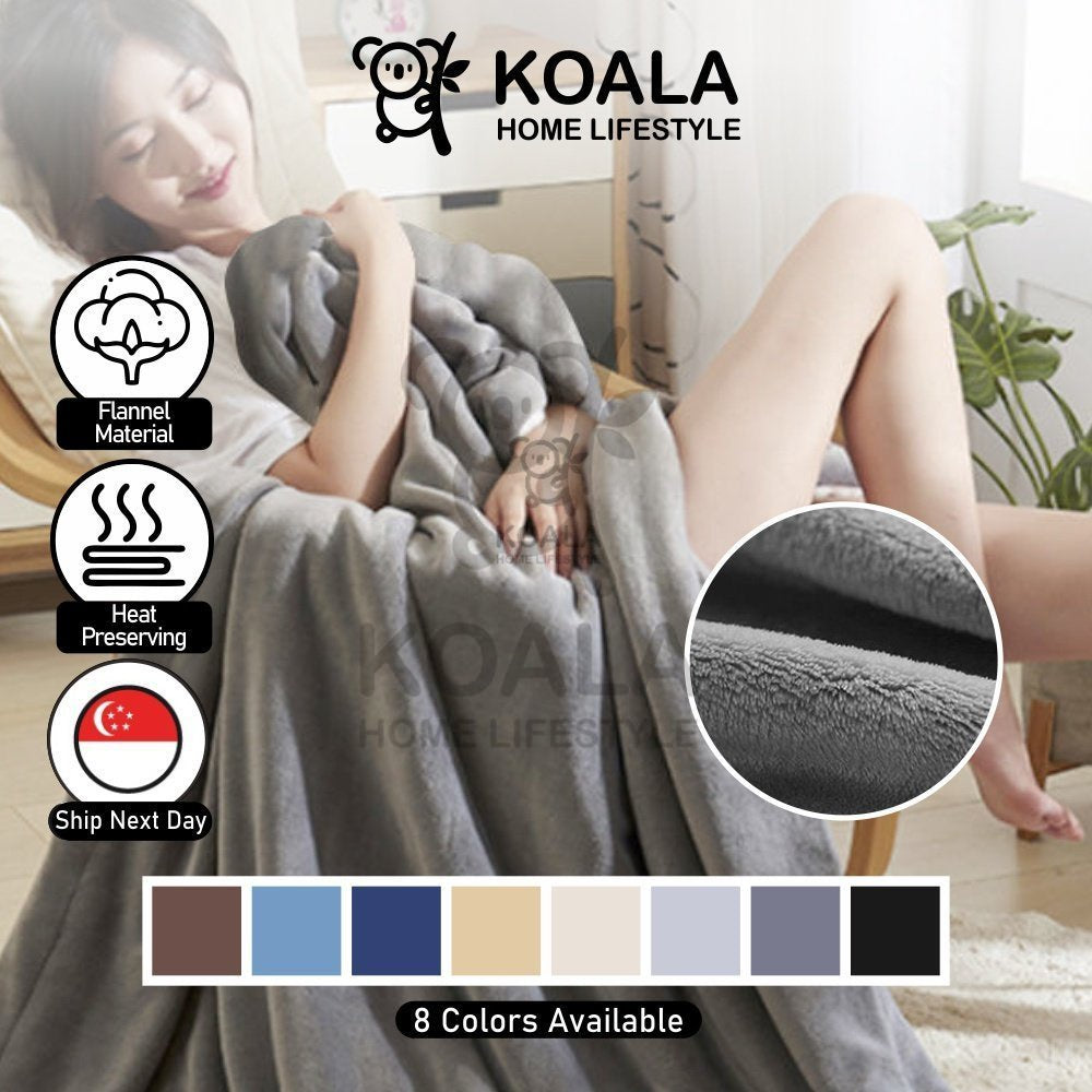 Koala Home Fleece Blanket Soft Plush Thicker Fleece for Bed&Sofa Throw Blanket 8 Colors Luxury & Super Cozy