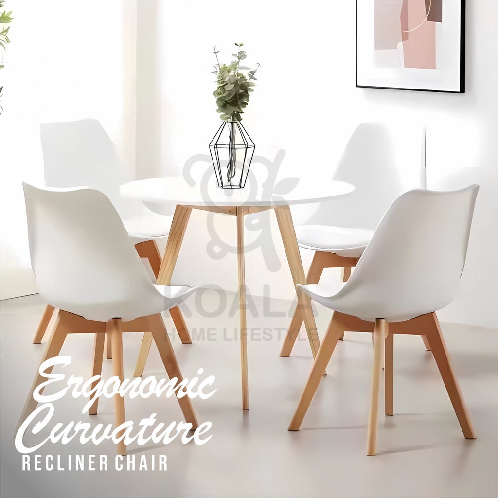 Koala Home Dining Chair/PU/Office Eames Chair Nordic Style Dining Chair/Leisure Coffee Chair, Hotel Stool Ergon