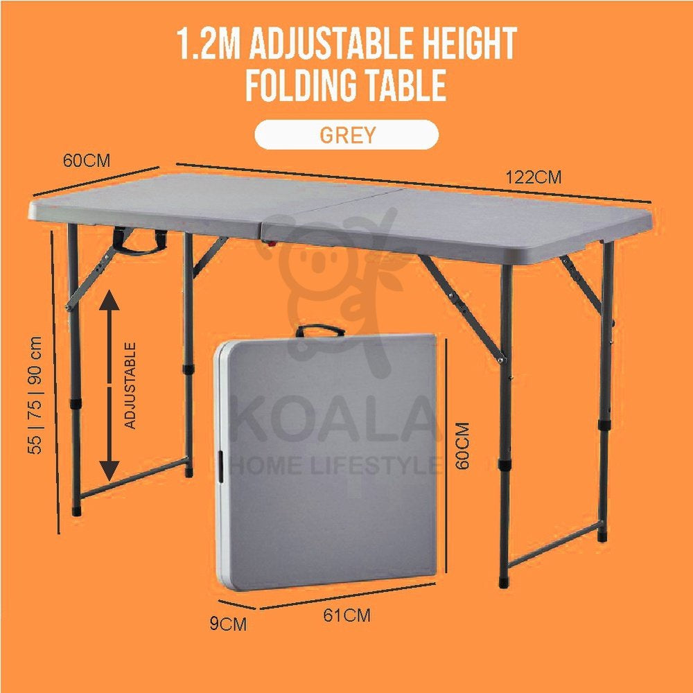 Koala Home Portable Foldable Table Travel Outdoor Folding Table Dinning Table Tables Study Table Desk