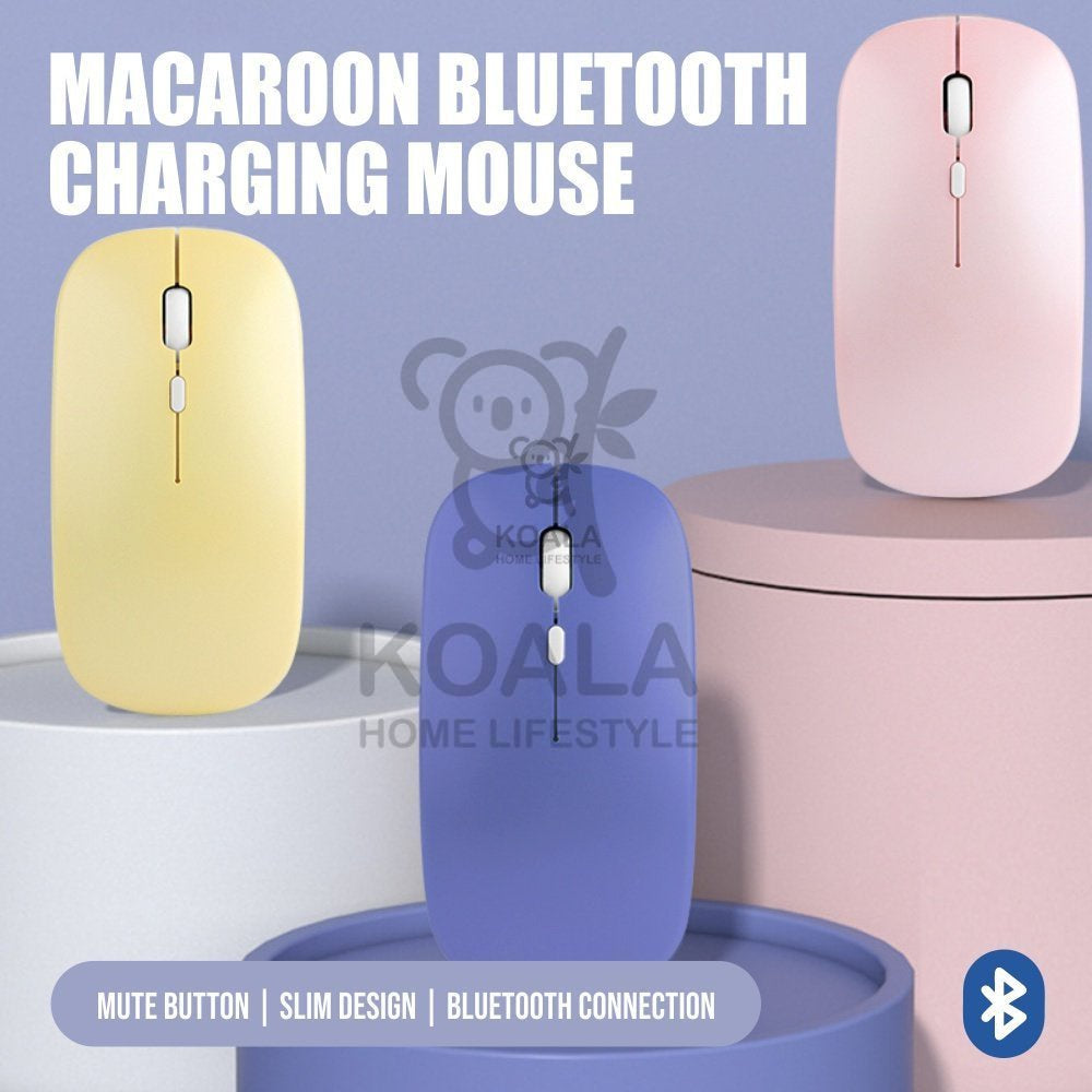 Koala Home Wireless Silent Mouse Bluetooth5.0/3.0  with 2.4GHz Macro dragon color Human body engineering  鼠标