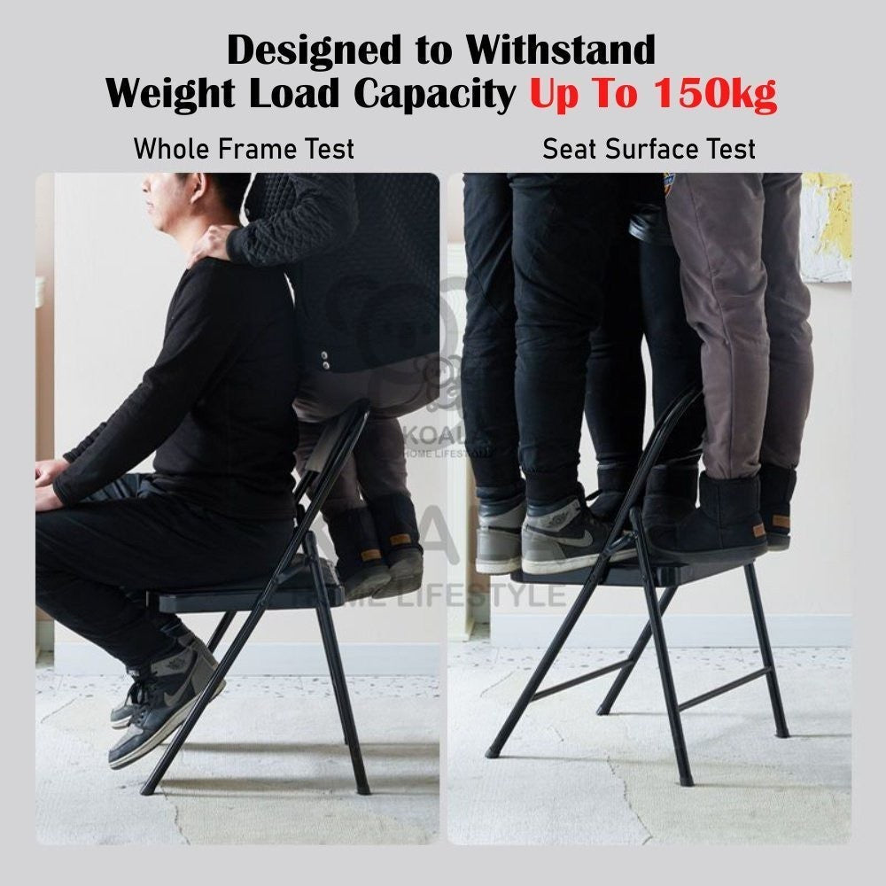 Koala Home Foldable Chair Waterproof Seat Portable Folding Chair