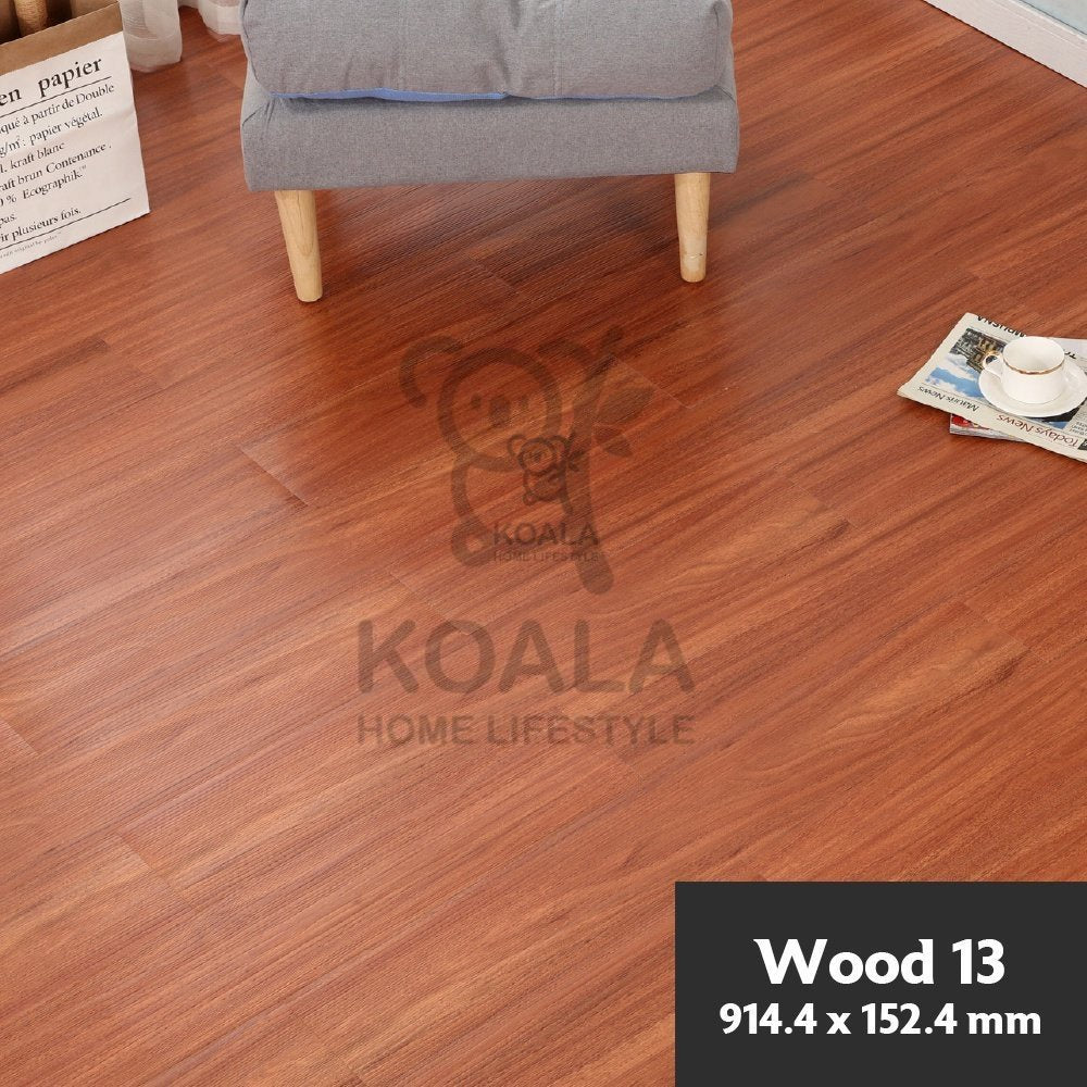 Koala Home Vinyl Flooring PVC Sticker Waterproof Self Adhesive Wooden Marble Design DIY Flooring Tiles