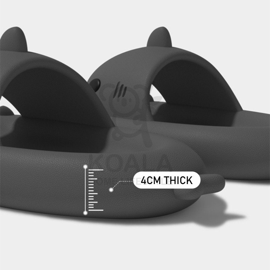 Koala Home Shark Slipper Woman Anti-slip Soft Slippers men Cartoon Indoor and Outdoor Couple Thick-Soled