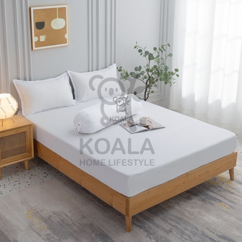 Koala Home Bedsheet/Bed Sheet/fitted sheet/Single/Super Single/Queen/King Size Bedsheet Mattress Protector