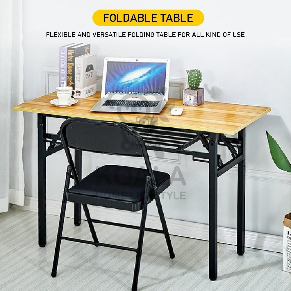 Koala Home Foldable Table Folding table Computer Table Study Tables Long Desk Training Table Free installation