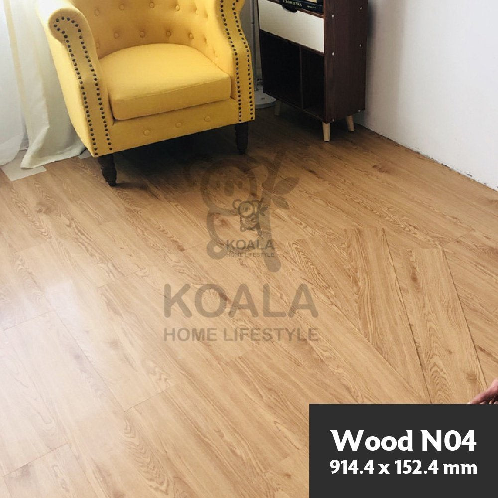 Koala Home Vinyl Flooring PVC Sticker Waterproof Self Adhesive Wooden Marble Design DIY Flooring Tiles