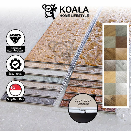 Koala Home SPC Flooring Wood Stone Floor Premium Strong Easy Click Lock Water Anti slip Resistant