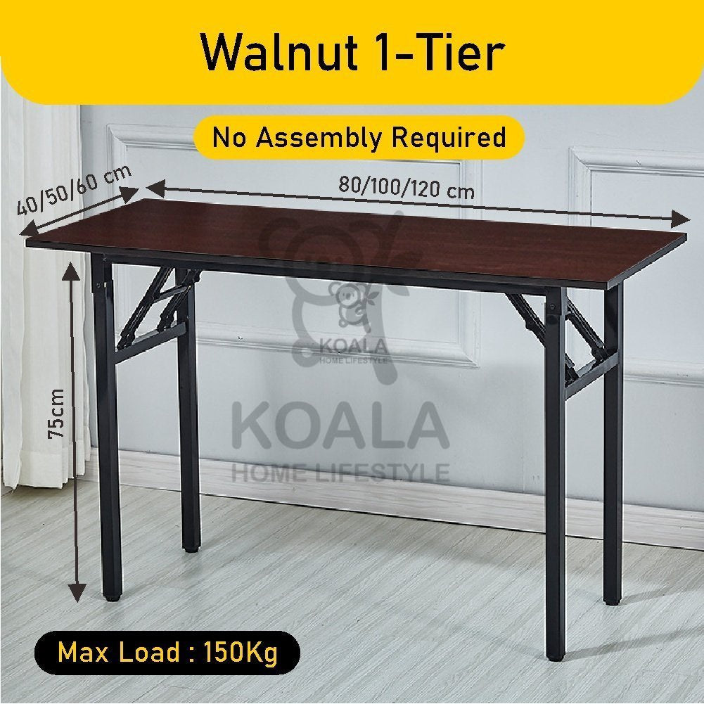 Koala Home Foldable Table Folding table Computer Table Study Tables Long Desk Training Table Free installation