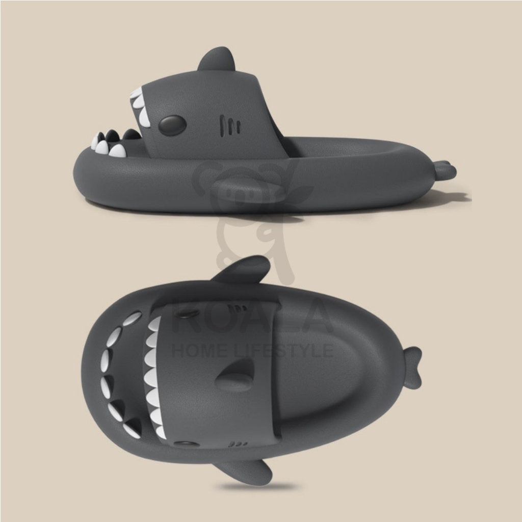 Koala Home Shark Slipper Woman Anti-slip Soft Slippers men Cartoon Indoor and Outdoor Couple Thick-Soled