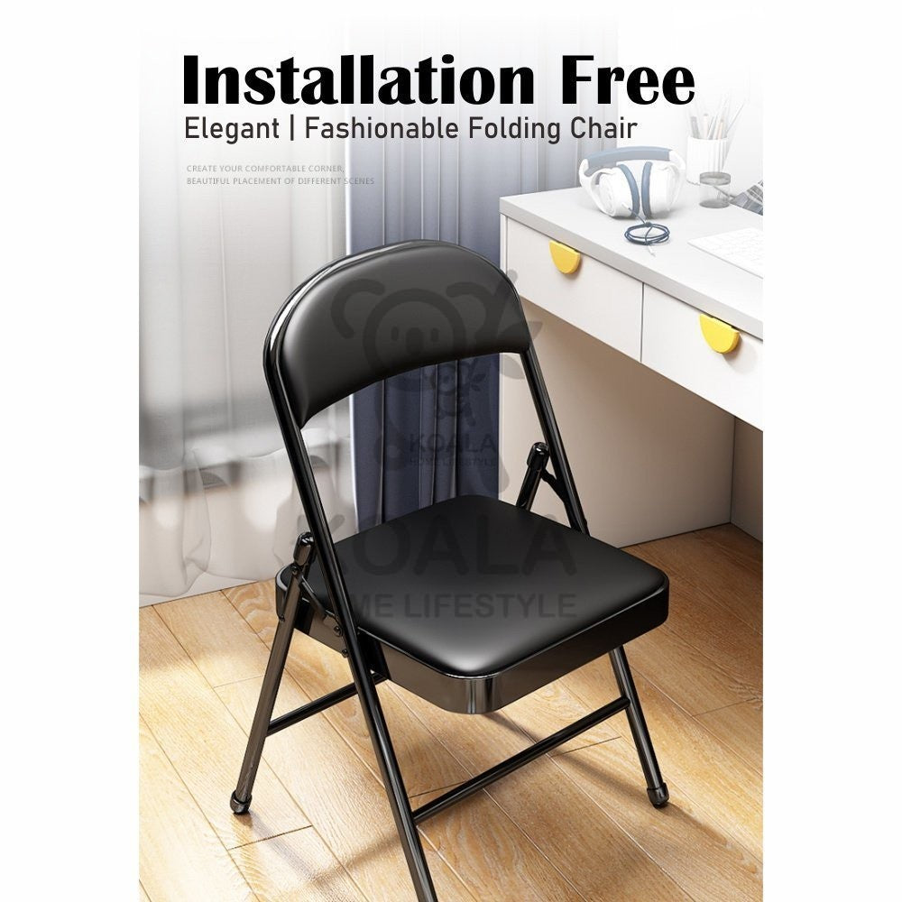 Koala Home Foldable Chair Waterproof Seat Portable Folding Chair