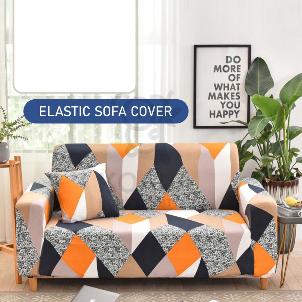 Koala Home Sofa Covers 1/2/3/4 Seater Patterned Protector Sofa Cover L Shape Cover