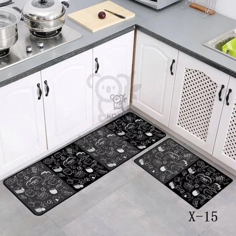 Koala Home Anti Slip Floor Mat Cartoon Geometric Nordic Carpet Bathroom/Living Room/ Kitchen/Door Mat