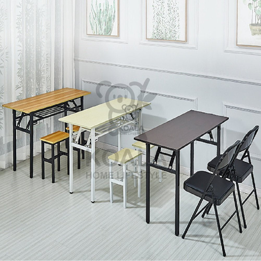 Koala Home Foldable Table Folding table Computer Table Study Tables Long Desk Training Table Free installation