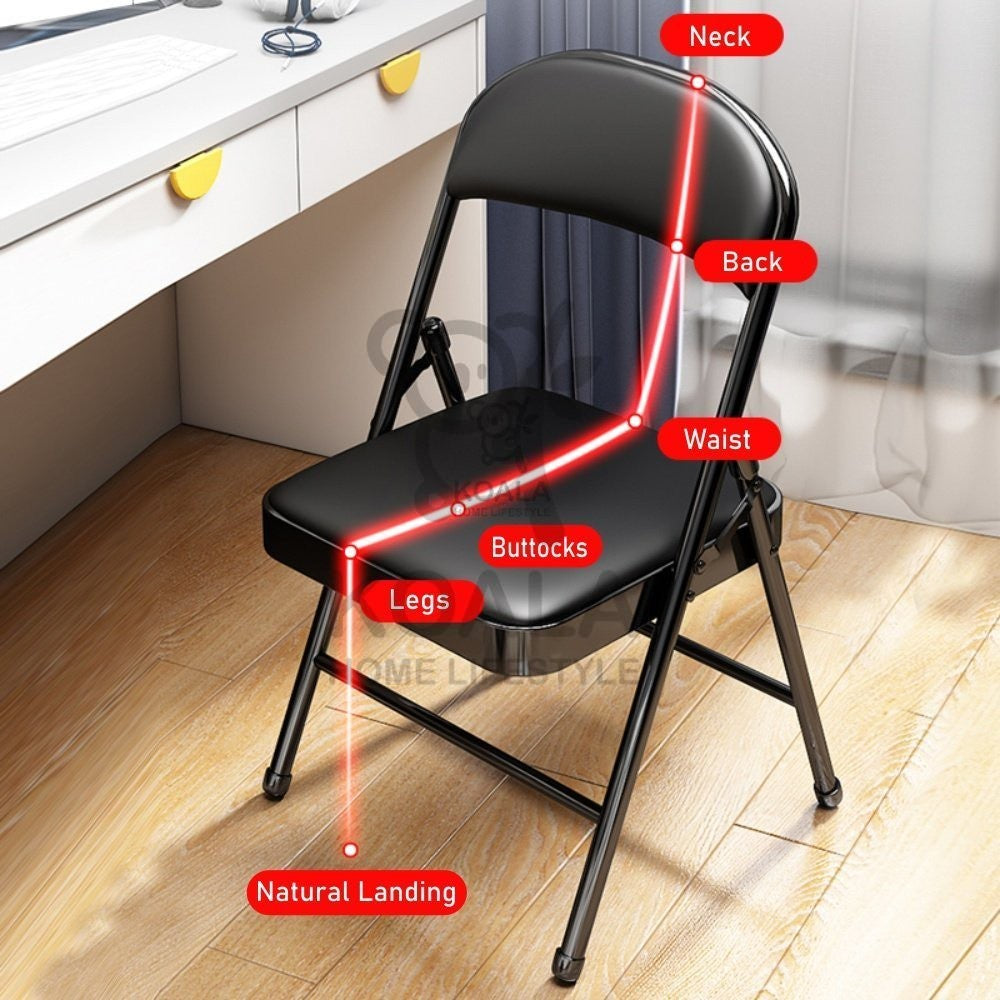 Koala Home Foldable Chair Waterproof Seat Portable Folding Chair