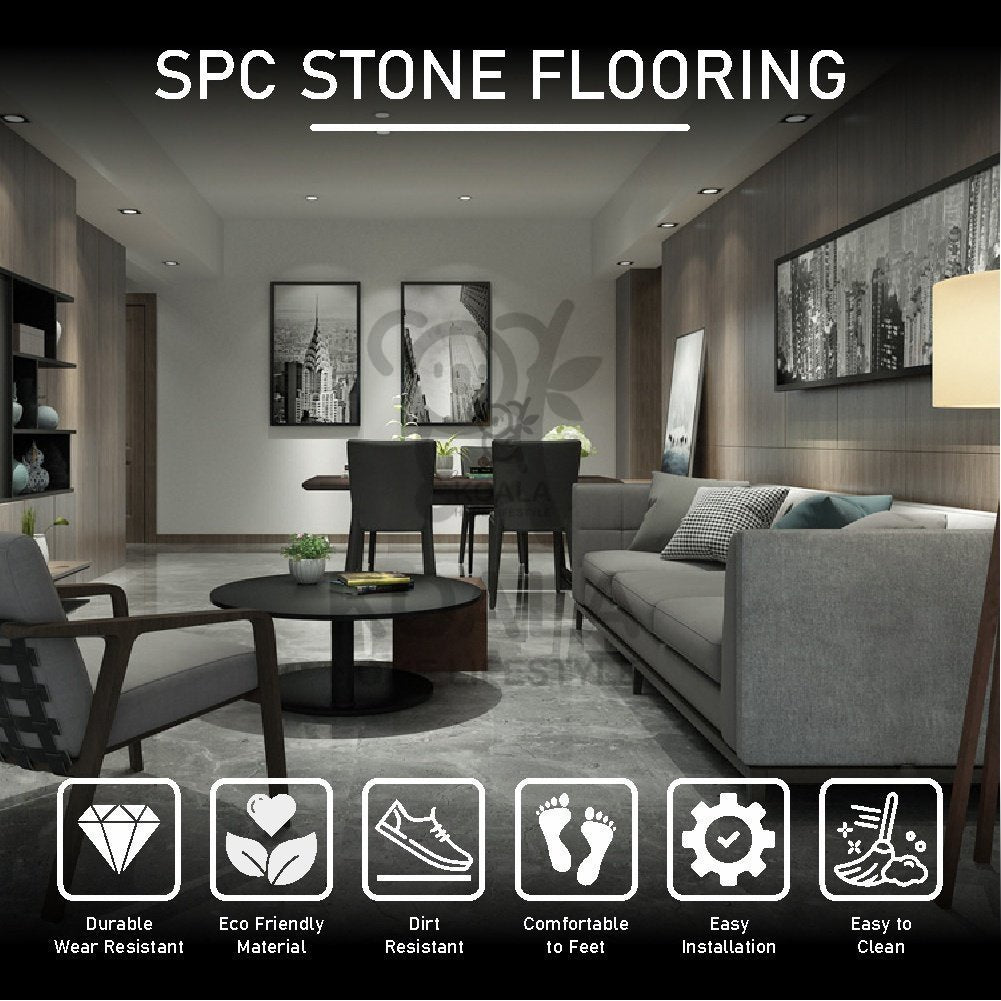 Koala Home SPC Flooring Wood Stone Floor Premium Strong Easy Click Lock Water Anti slip Resistant