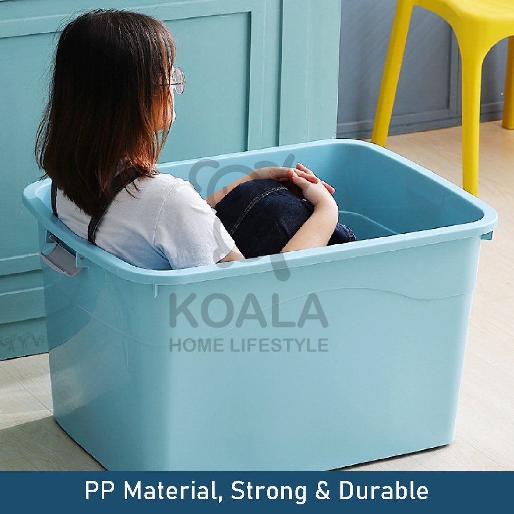 Koala Home Storage Box / Plastic Stackable Container Large Capacity with Wheels for Clothes Toys (8L - 107L)