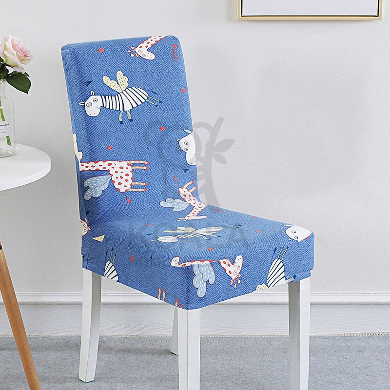 Koala Home Chair Cover/Dining Chair Cover Elastic/Chair Cover seat Cover/Chair Cover Elastic Patterned/Seat Cus