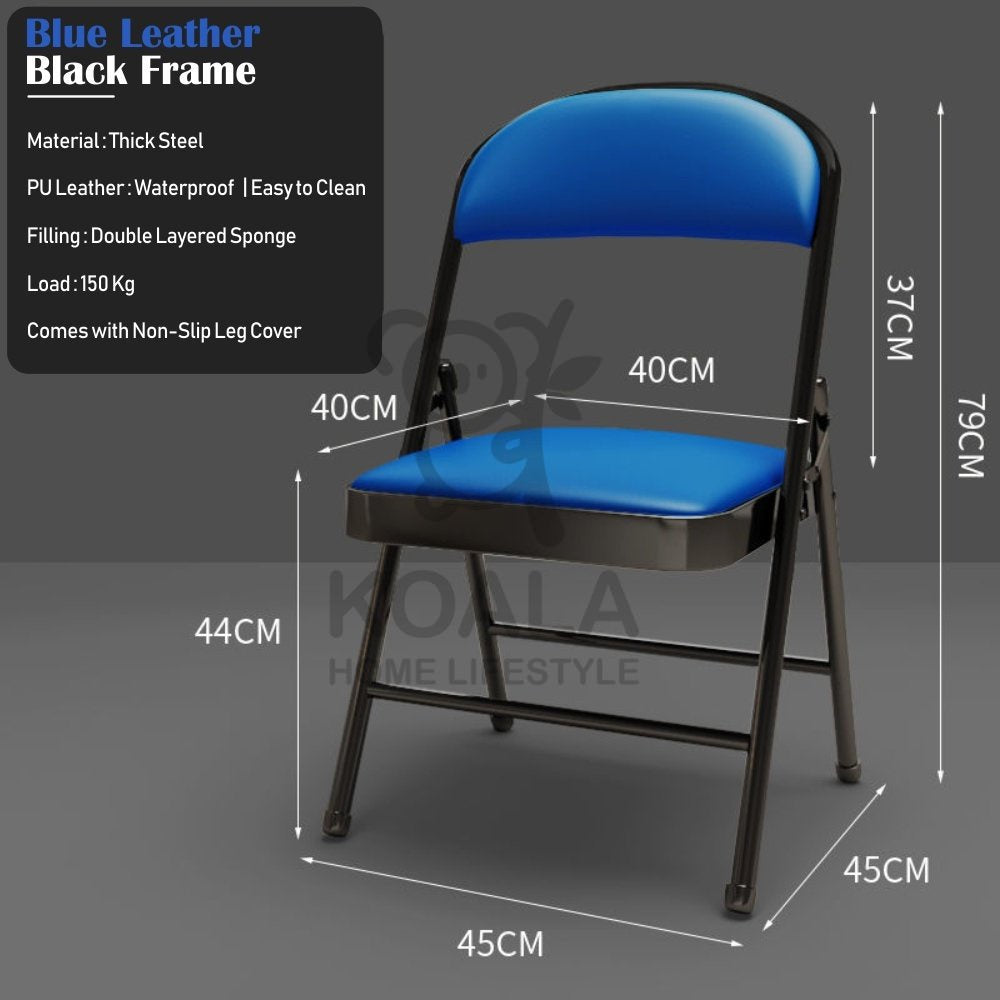 Koala Home Foldable Chair Folding Chair Waterproof Seat Designer Dining Chair/ Conference Chair