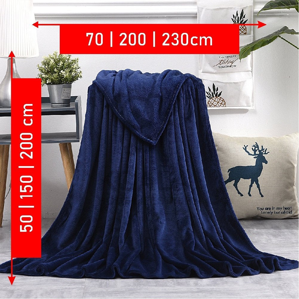 Koala Home Fleece Blanket Soft Plush Thicker Fleece for Bed&Sofa Throw Blanket 8 Colors Luxury & Super Cozy