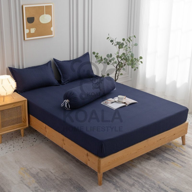 Koala Home Bedsheet/Bed Sheet/fitted sheet/Single/Super Single/Queen/King Size Bedsheet Mattress Protector