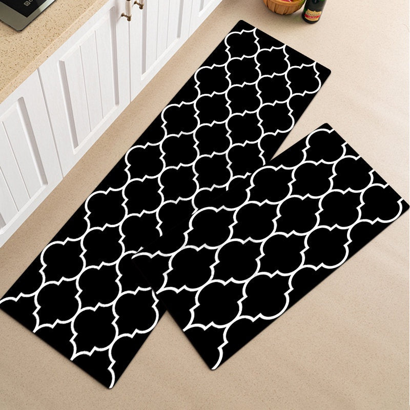 Koala Home Anti Slip Floor Mat Cartoon Geometric Nordic Carpet Bathroom/Living Room/ Kitchen/Door Mat