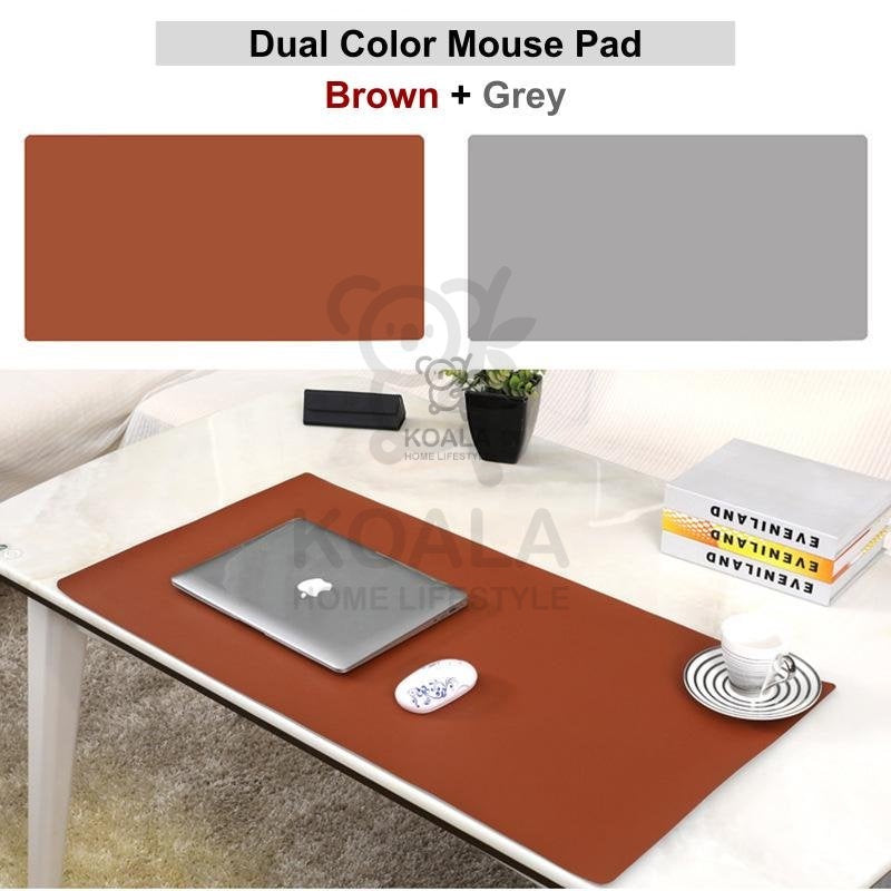 Koala Home Premium Leather Mousepad Mouse Pad/Desk Mat/Double Sided Office Gaming Gifts