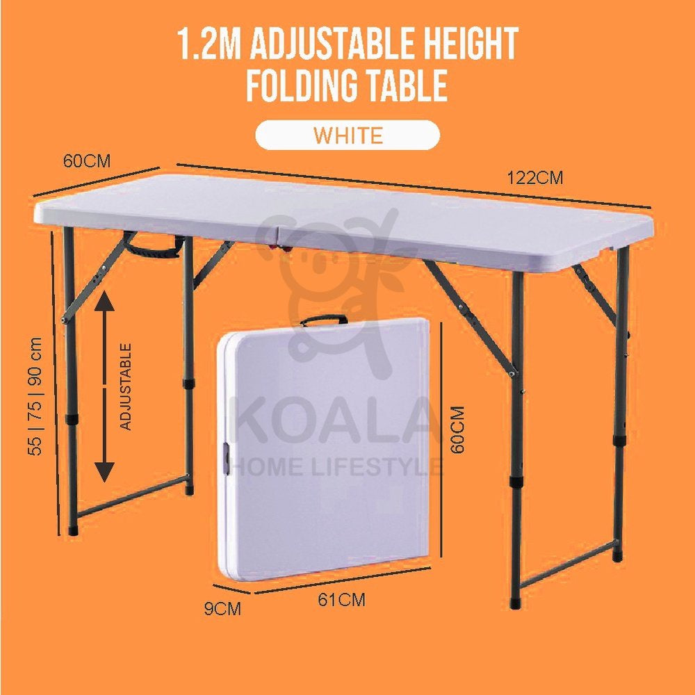 Koala Home Portable Foldable Table Travel Outdoor Folding Table Dinning Table Tables Study Table Desk