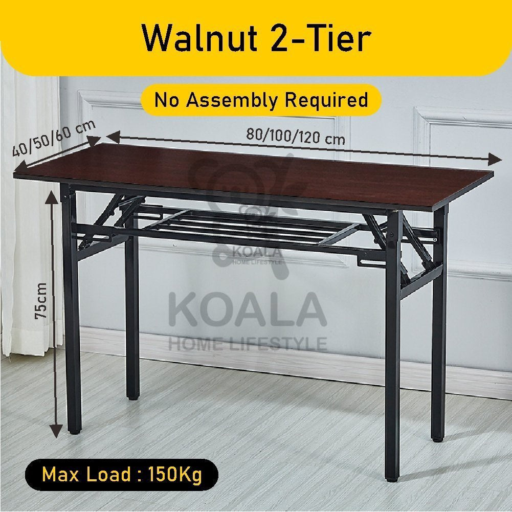 Koala Home Foldable Table Folding table Computer Table Study Tables Long Desk Training Table Free installation