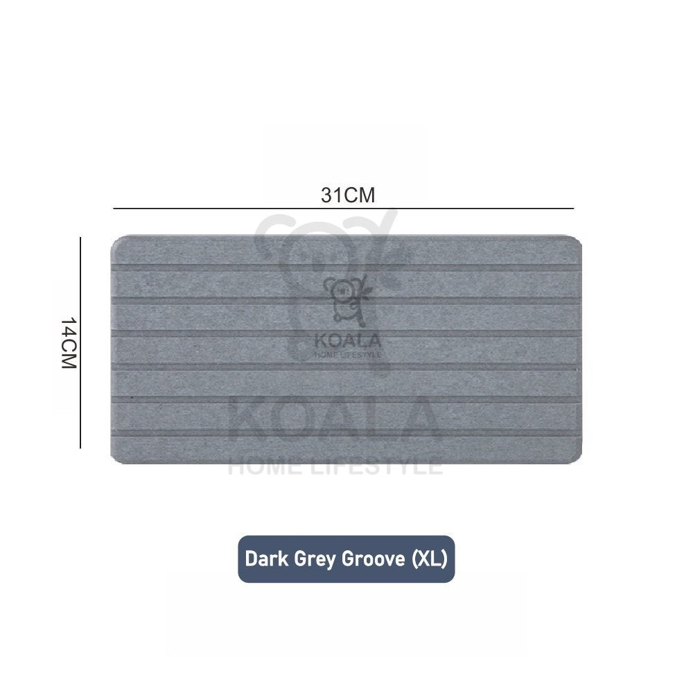 Koala Home Diatomite Mat for Kitchen Sink/Dishes Drying Mat/Bathroom Sink/Toothbrush Cup Coaster/Quick Dry