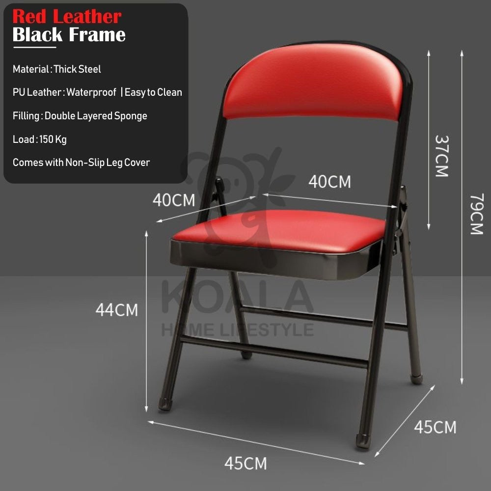 Koala Home Foldable Chair Waterproof Seat Portable Folding Chair