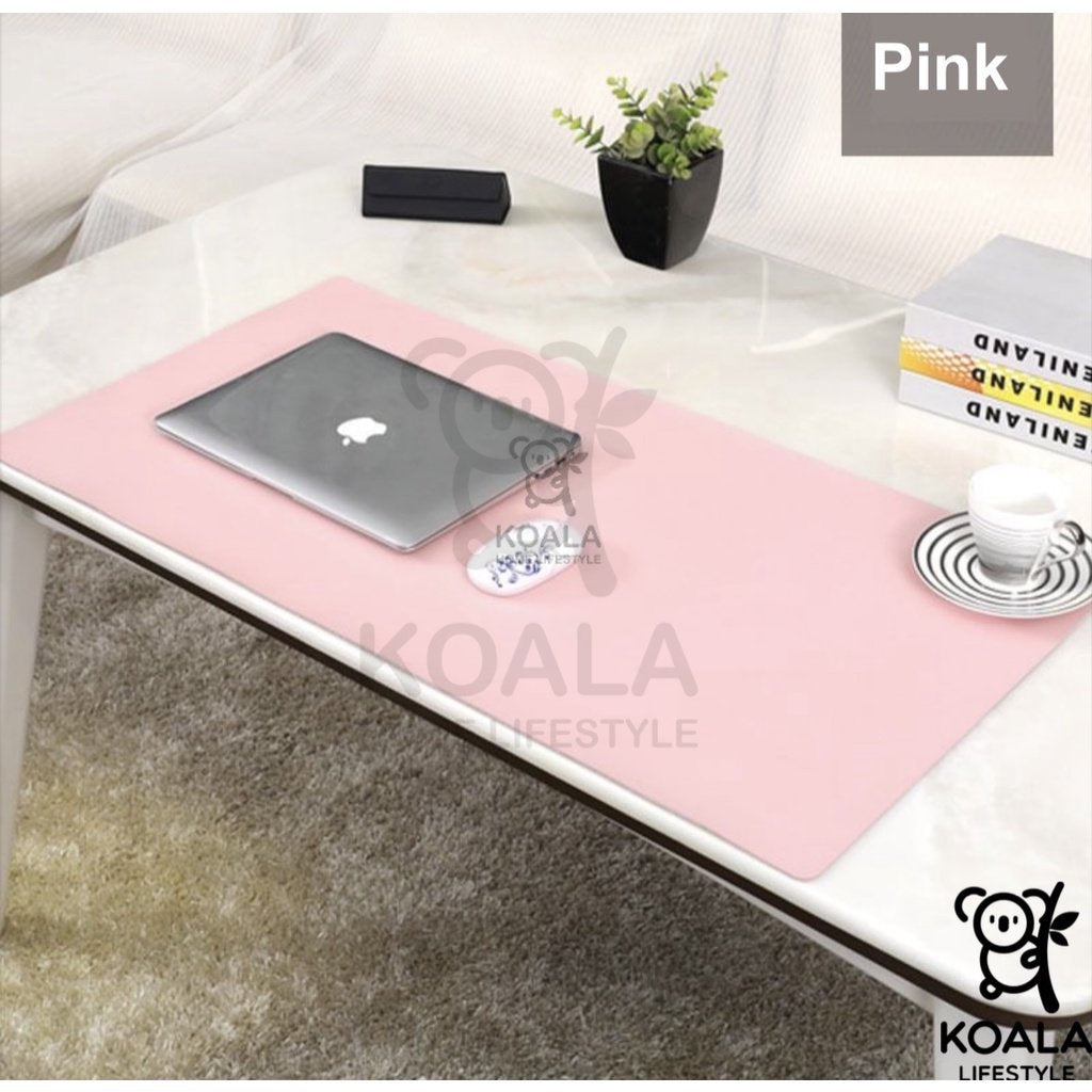 Koala Home Premium Leather Mousepad Mouse Pad/Desk Mat/Double Sided Office Gaming Gifts